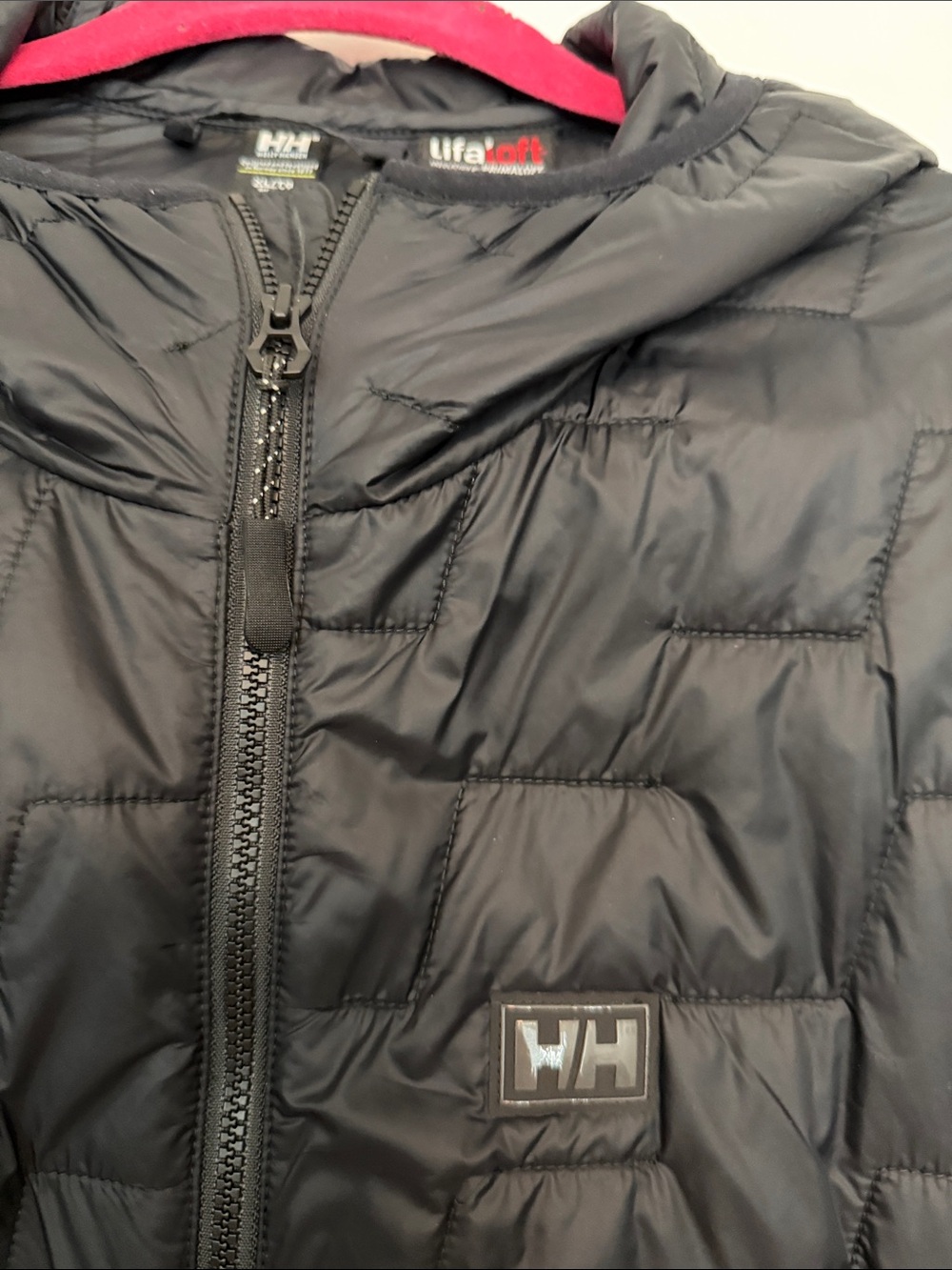 Helly Hansen Hooded Quilted Packable Puffer Jacket, Black, Jacket, XL, Men